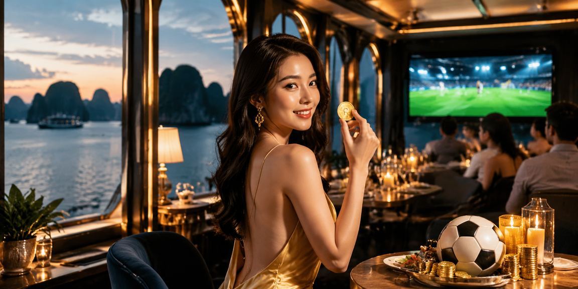 Khán giả theo dõi trận bóng và tham gia cá cược tại Hạ Long